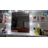 Vanity Desk with Mirror and 10 LED Lights, 3 Levels of Adjustable Brightness, Dresser Table with Hidden and Open Shelves
