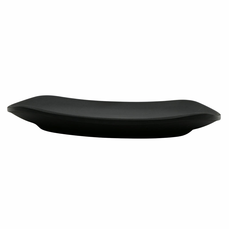 Assiette plate en mélamine GET P-1000-BK, 9,75 po, noire (ensemble de 12)