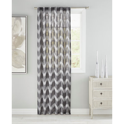 Daaud Semi Sheer Curtain Single Panel