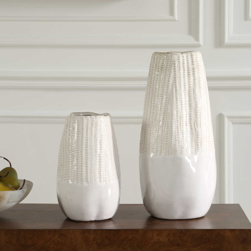Ensemble de 2 vases Uttermost Echo Ridge