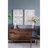 S/2 Leaf Shadow Box Wall Décor, 23.5X1x35.5"