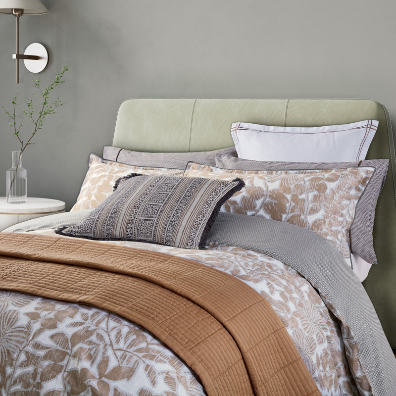 Zenda Cotton Duvet Cover Set, Super King Duvet Cover + 2 Pillowcases