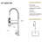 Home CUPC Certified 19" Single Handle Kitchen Faucet-116628816