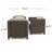4-Piece Puerta Set Outdoor Patio Furniture-904997933-904997932
