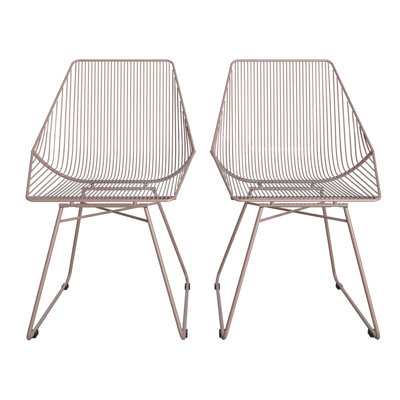 46 cm H Slat Back Side Chair