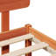 Vidaxl Bed Frame With Headboard Solid Pine Wood-113970909-113970907