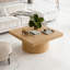 Table basse carrée avec base cylindrique-1864445013