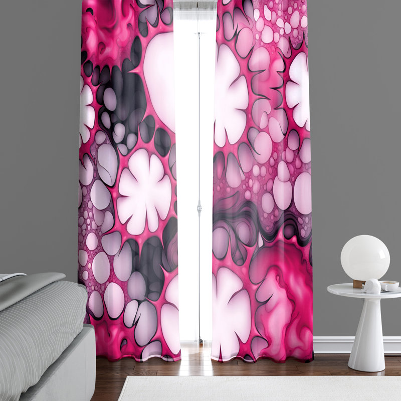 Paire de rideaux semi-transparents Durtche, L 20 po x L 61 po