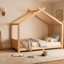 Lit de maison avec lattes de soutien, cadre de lit en bois massif pour enfants, aucun sommier et ouverture-906295732-906295727