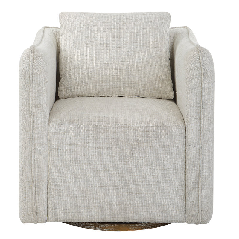 Upholstered Swivel Accent Chair