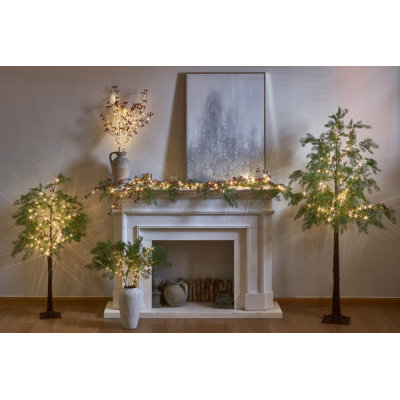 72'' in. Lighted Faux Garland