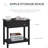 End Table, Narrow Side Table With Flip Top, Storage Cabinet, Bottom Shelf For Living Room