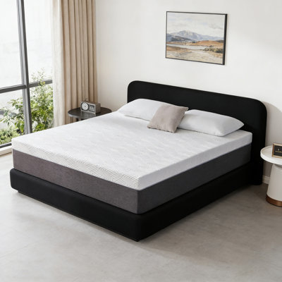 8 Inch Mattress No Fiberglass Gel Memory Foam Mattress, Medium Firm Support, Motion Isolation