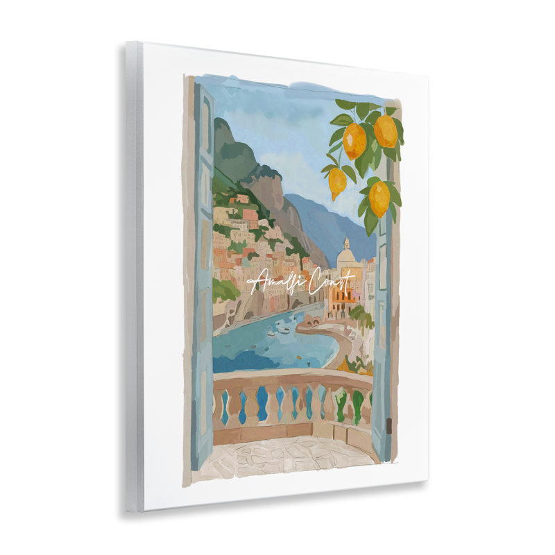 "Amalfi Coast Architecture", art par Amelia Noyes