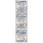Tapis abstrait gris / bleu Adame-1134380252