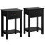 (Set of 2) 40cm W Solid + Manufactured Wood Bedside Table-1693542139