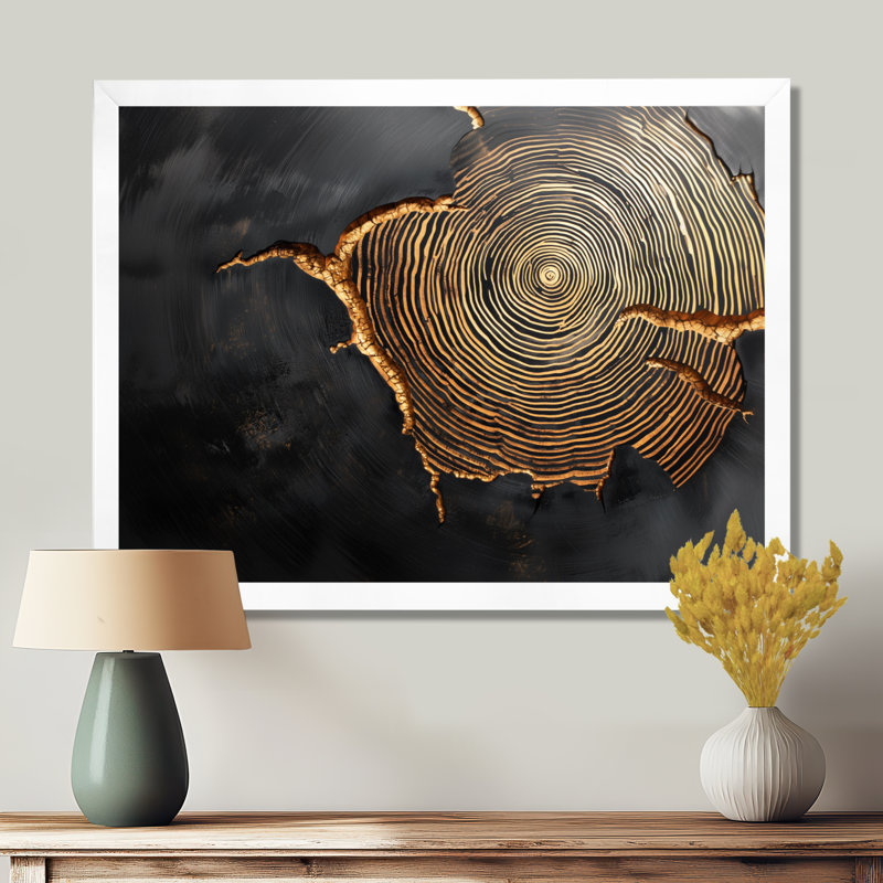 Amoroso - Landscapes Large Wall Decor, H 30 po x l 40 po, Picture Framed, Blanc