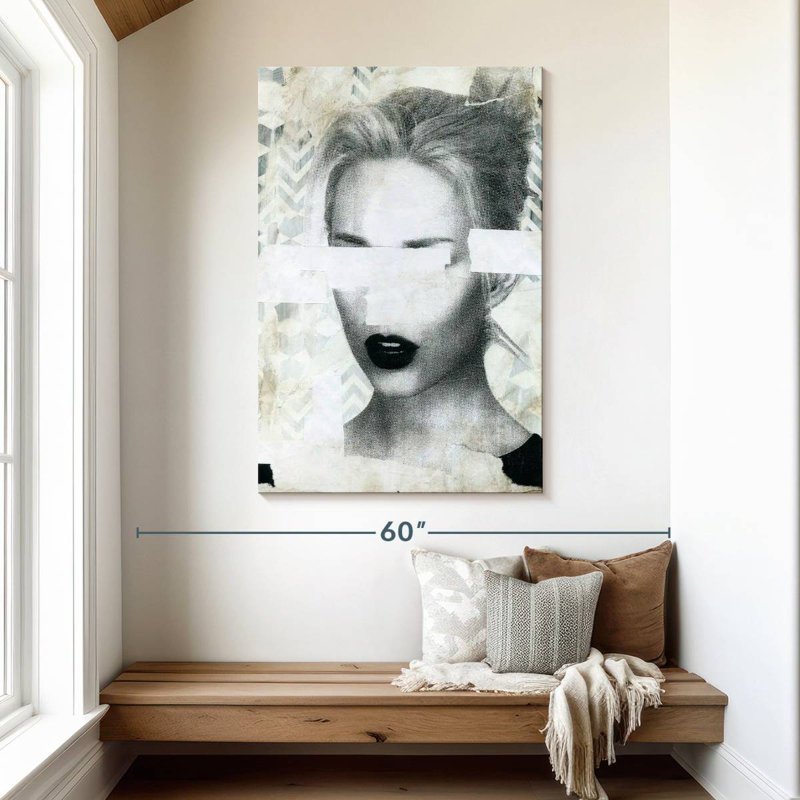 Leisha Torn I, 48" H x 32" W
