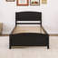 Lit plateforme simple avec deux tiroirs-1155337316