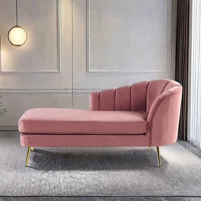 Chaise longue avec structure en bois massif