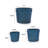 3 Pieces Ceramic Flowerpot, Modern Planter for Patio, Garden or Windowsills-417693523