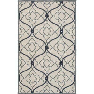 Treetrunk Geometric Indoor / Outdoor Rug