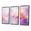 Peinture, lavande, dérive, brume mauve - ensemble de décorations murales abstraites-1084169326-1084169316