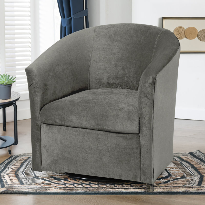 Fauteuil pivotant Eden, Gris
