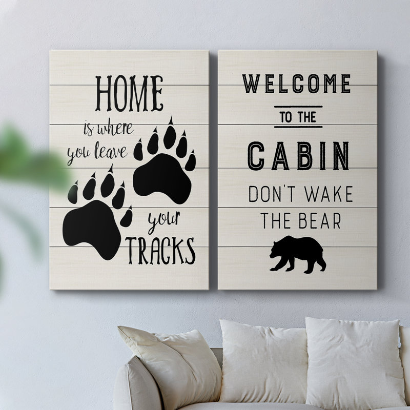 Home Tracks-Toile tendue avec châssis de qualité supérieure -Prêt à accrocher, H 18 po x l 24 po