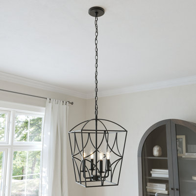 Diroka 4 - Light Dimmable Chandelier Modern Industrial Drum Chandelier