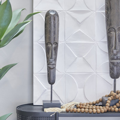 Sculpture éclectique primitive africaine