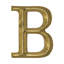 Heurtoir de porte lettre monogramme-15229951-15229954