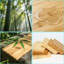 Structure de lit simple en bois de bambou, pied de lit haut, robuste, silencieux, sans sommier-2064124663