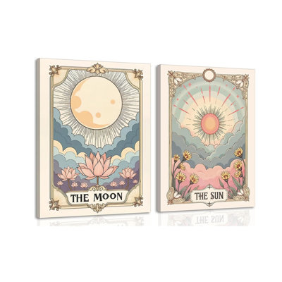 2 Piece Wrapped Canvas Wall Art