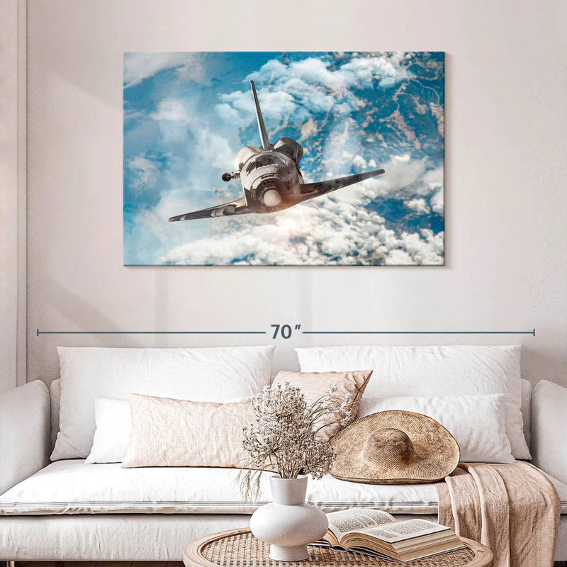 Oberle Spacecraft Ascent, 30" H x 45" W