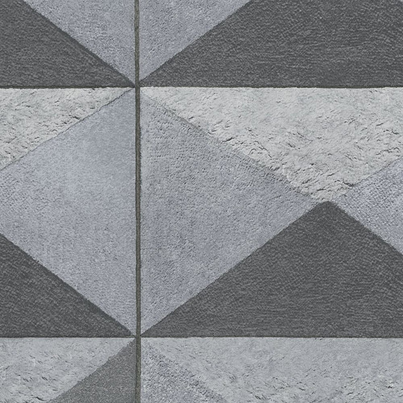 Rouleau de papier peint L 33 pi x l 21 po Aytan, gris