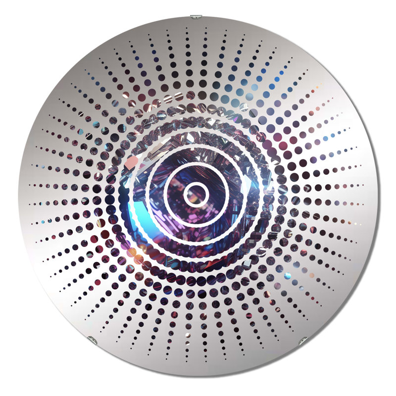 Cerez - Miroir mural Sun Circles, 31,4 po x 31,4 po