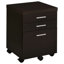 Rangement pour 3 bureaux - Finition cappuccino