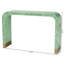 Baxton Studio Akins Modern Bohemian Seafoam Green Mother Of Pearl Console Table