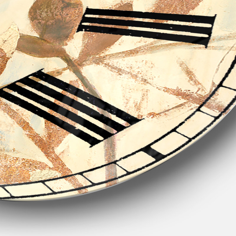 Swigart Copper Branches Composition - Horloge murale maison de campagne, Moyen
