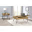 Table basse à plateau relevable Golden Oak