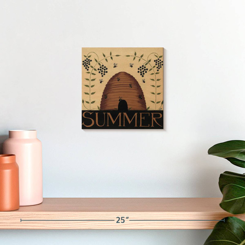 Brampt Summer Bees, 10" H x 10" W