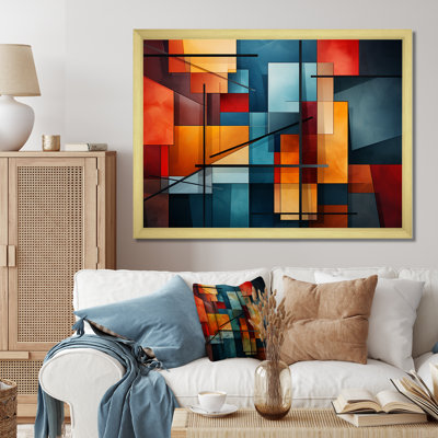 Cubism Vivid Collage - Cubism Wall Art