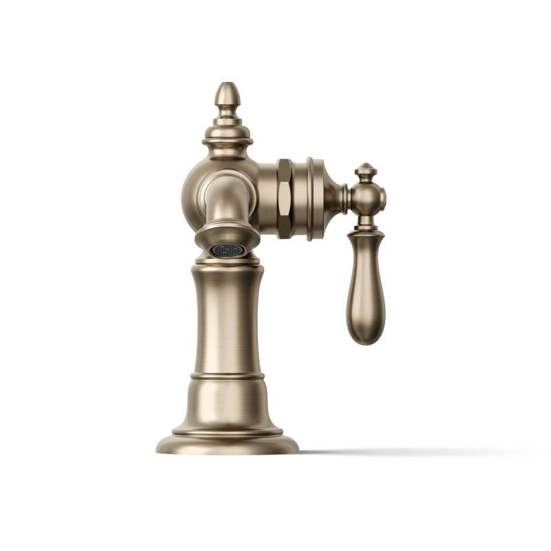 Artifacts® Single Hole Bathroom Faucet with Drain Assembly, Vibrant Brushed Bronze