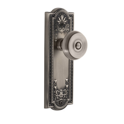 Grandeur Parthenon Plate Single Dummy with Bouton Door Knob