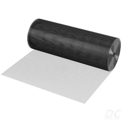 Hardware Cloth 24 In X 50 Ft, 1/2 In 19 Gauge Galvanized Wire Mesh Roll, Weather-Resistant Vinyl Coated Chicken Wire Fencing, Heavy Duty Welded Garden Plant Fencing For Rabbit Cage Snake Fence