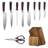 Kitchen Knife Set With Block And Sharpener