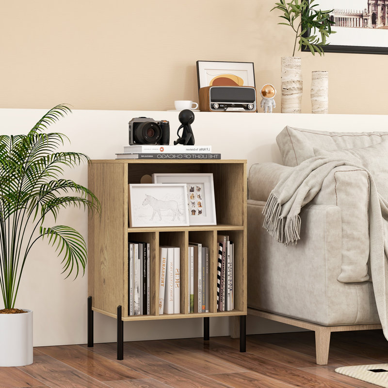 78cm H Media Shelves, Natural