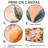 Yellow Pink Floral Orange Trees III - Fruits Wall Art Set-92922680-92922626