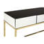 Marbleton 120cm Glass Top Console Table
